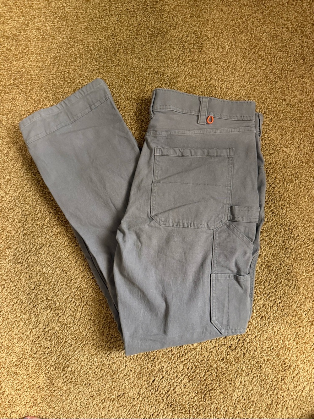 Men's Gray Hawk 36/34 Work Pants with Utility Pockets